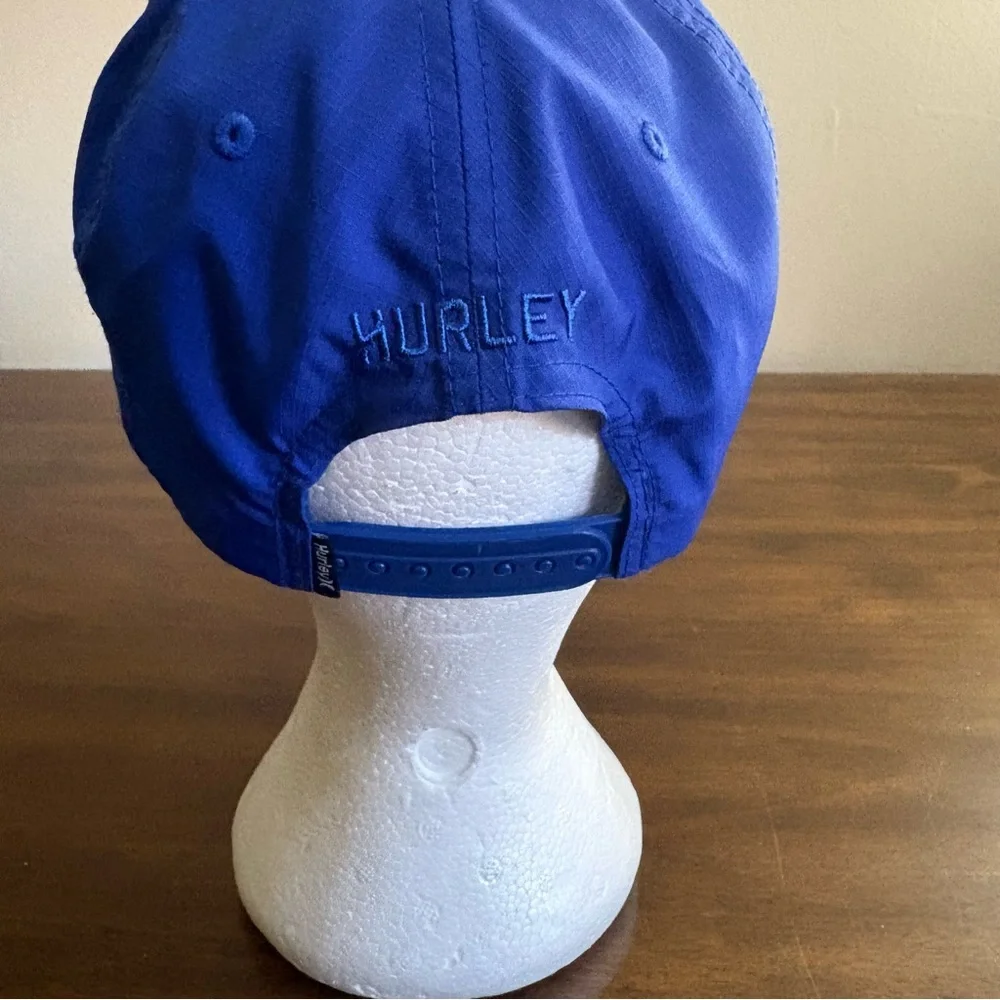 Hurley Blue Men's Hat Adjustable preppy sporty golf